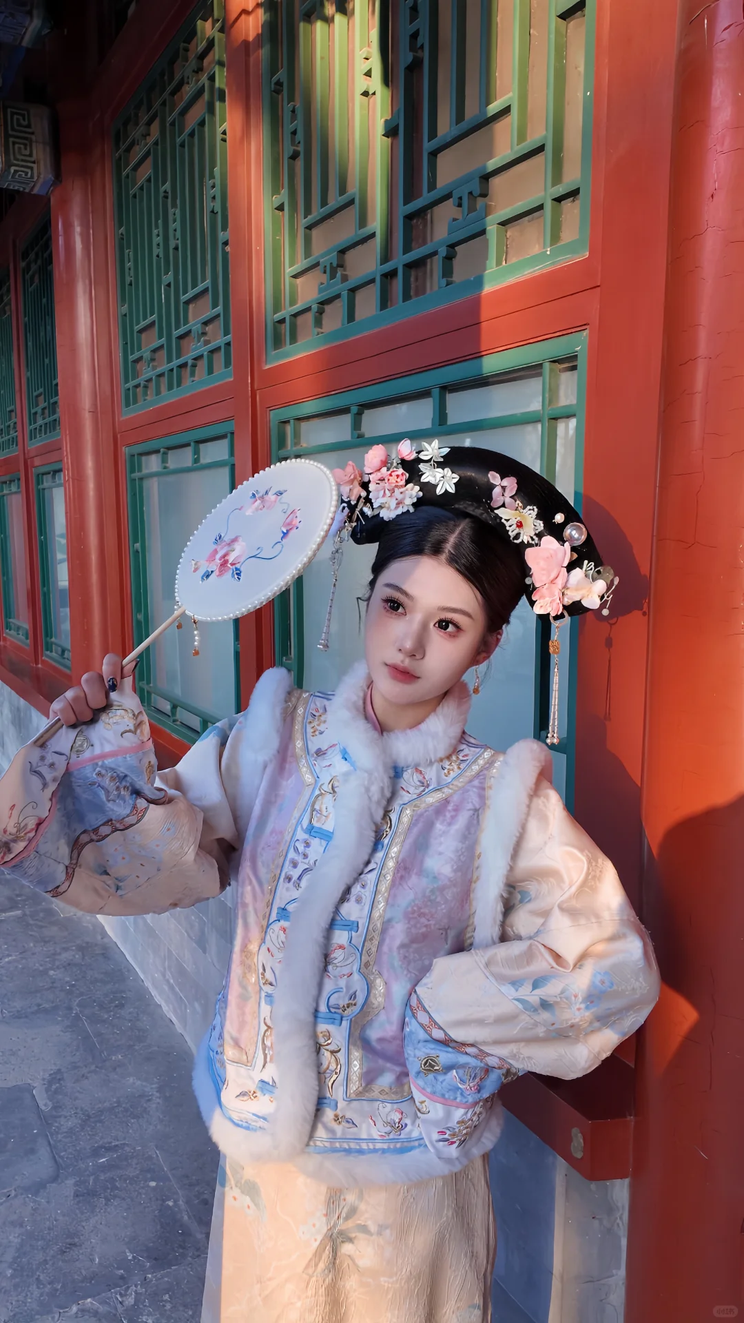 我199在北京做的格格妆型，还被问了一路…