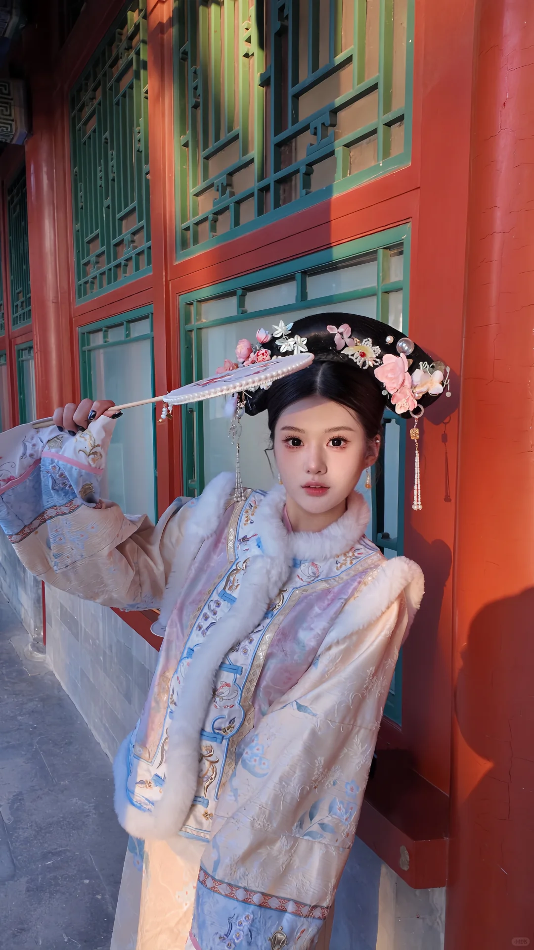 我199在北京做的格格妆型，还被问了一路…