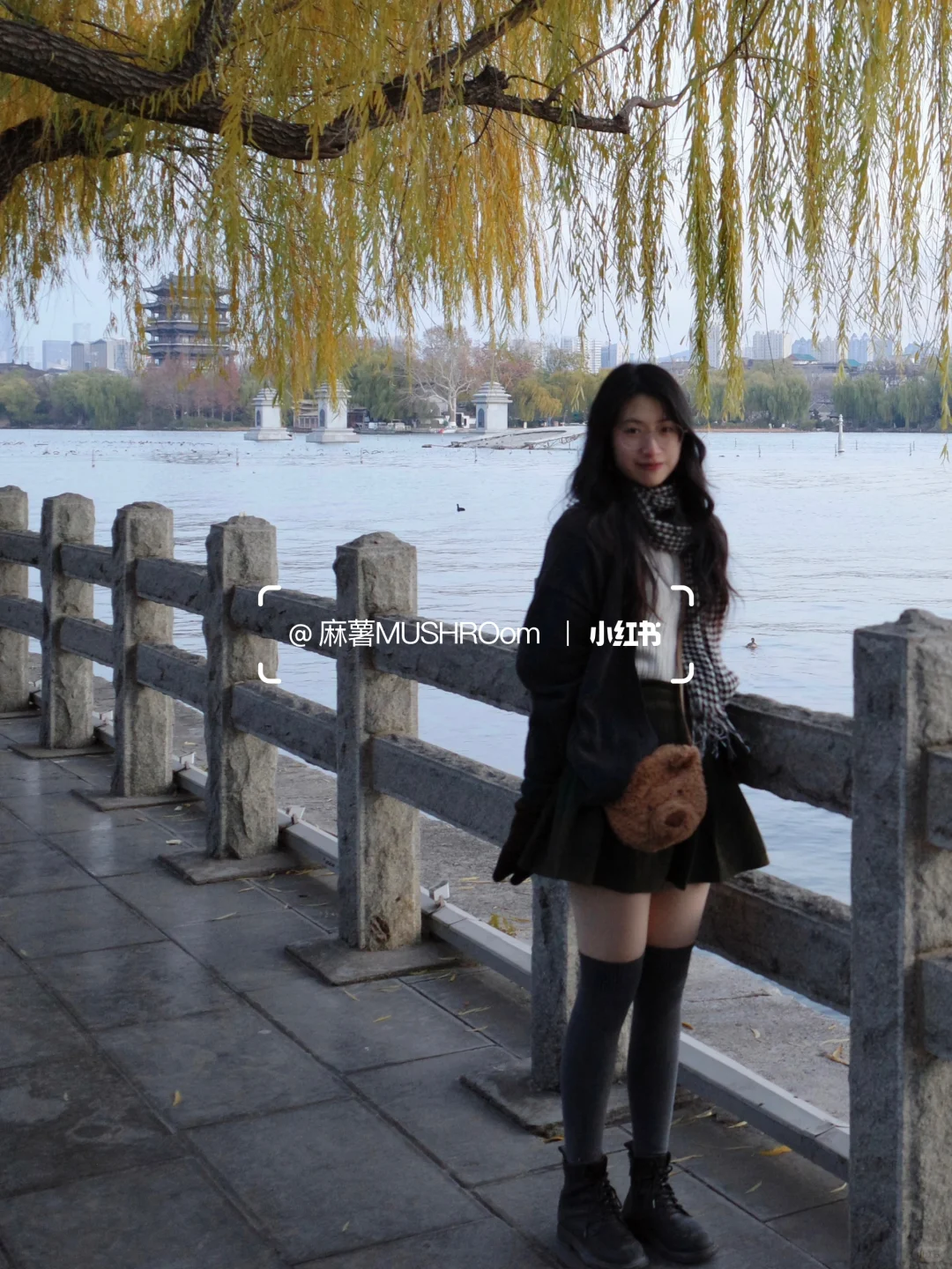 济南漫游收录｜冬日大明湖超出片🍂🍃