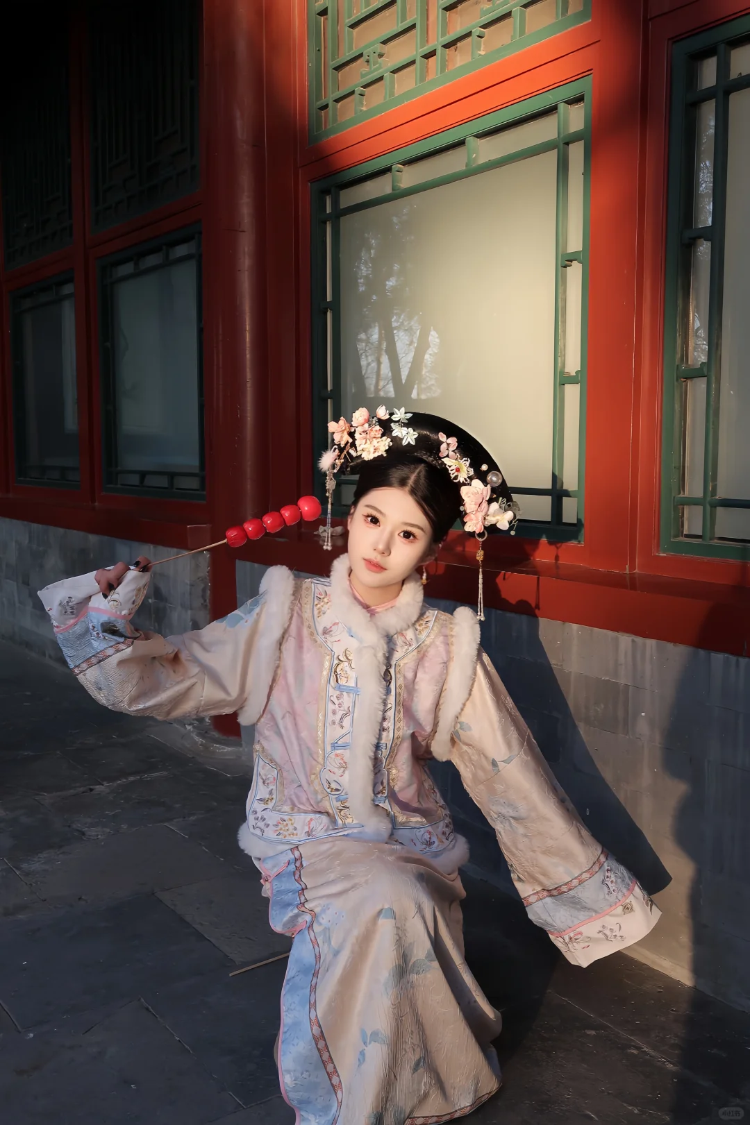 我199在北京做的格格妆型，还被问了一路…