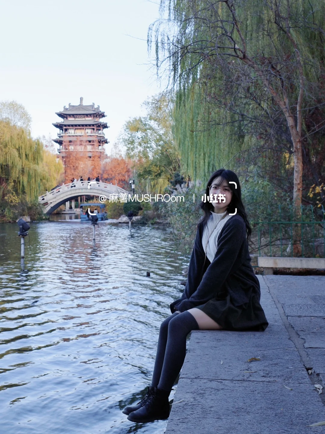 济南漫游收录｜冬日大明湖超出片🍂🍃