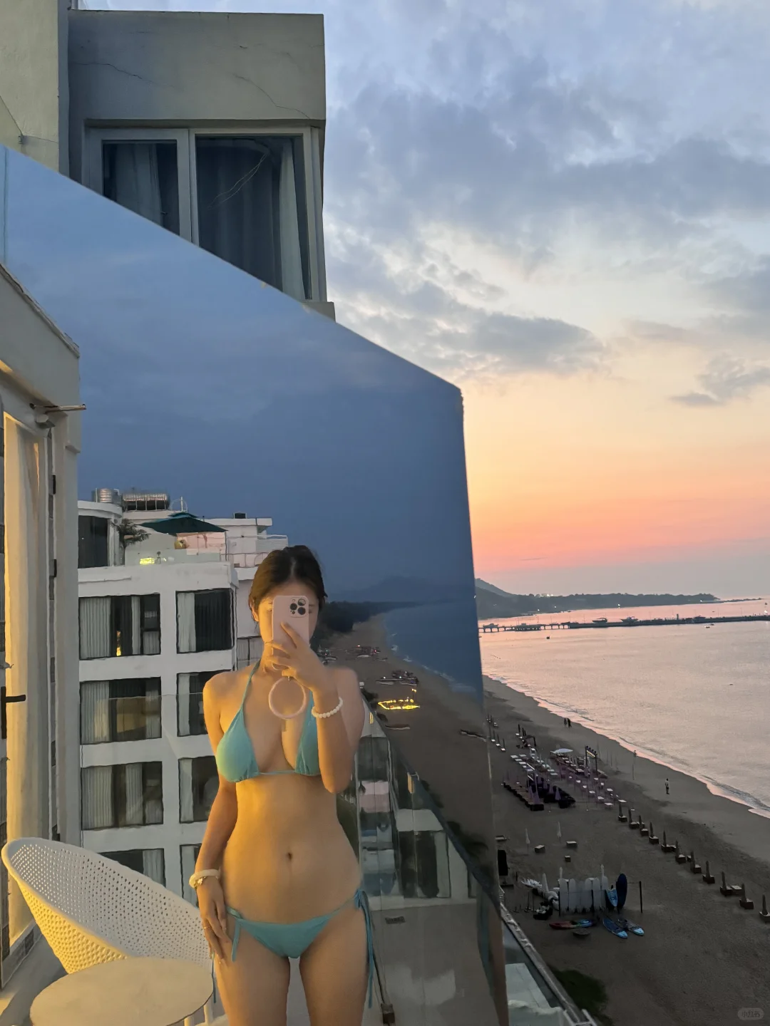 老娘与海～早起的阳光格外温暖