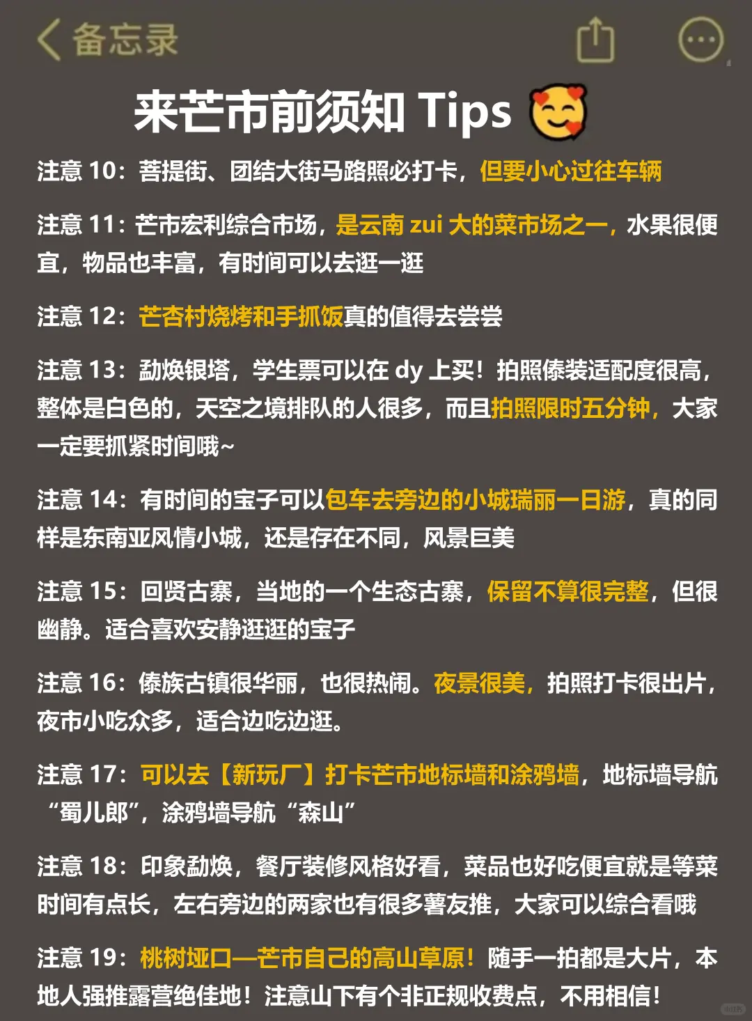 人生建议😭12-2去芒市,不做攻略劝你别来