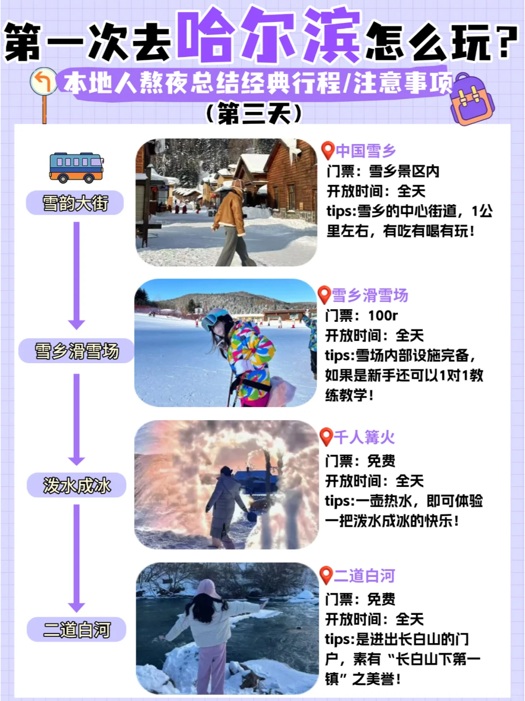 第一次去哈尔滨旅游这样玩❗人均3k就拿下！