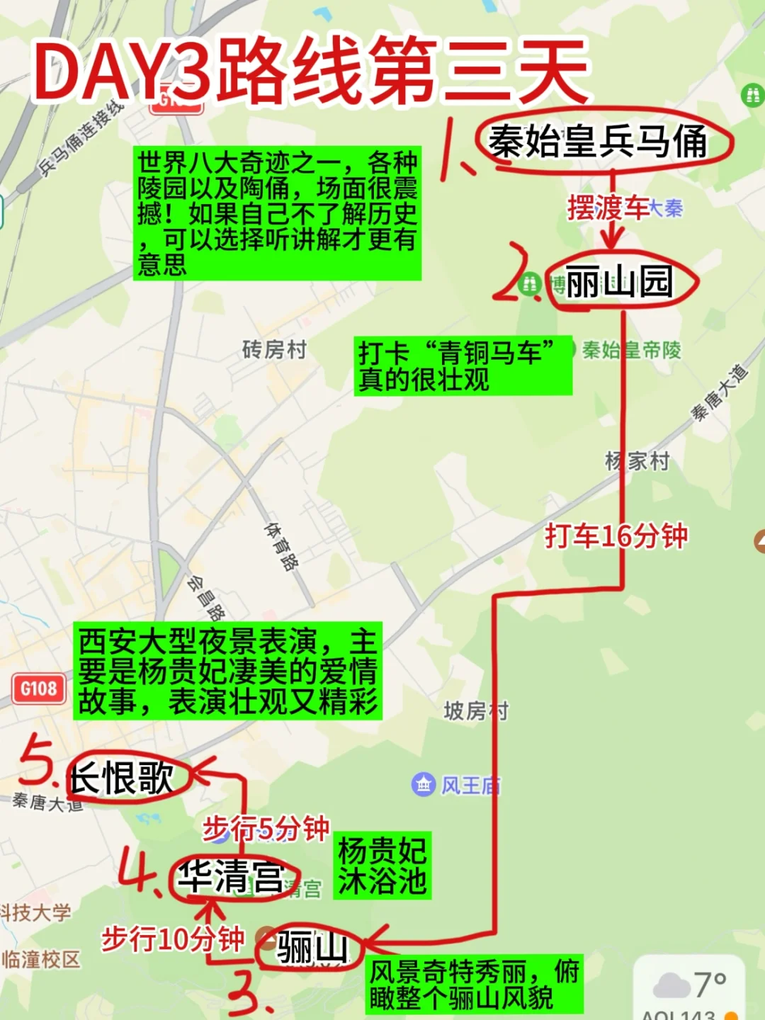 淡季去西安旅游！J人男友做的攻略太全面了