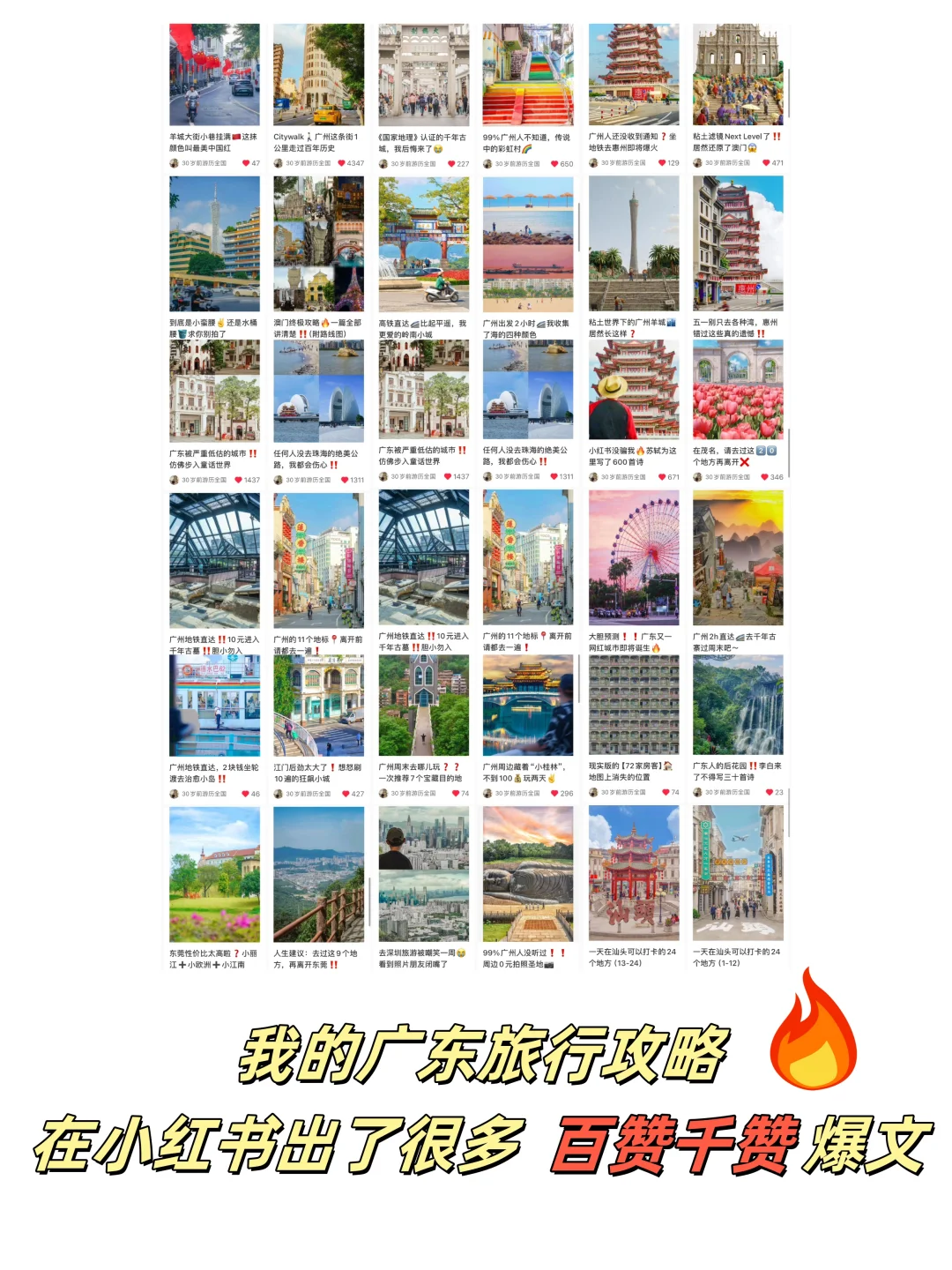 在24年,我旅行了广东2️⃣1️⃣个城市🔥