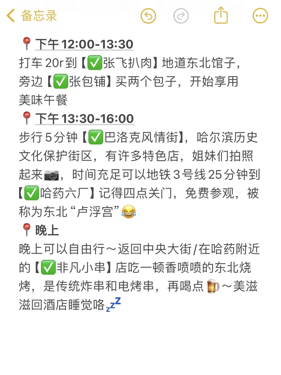 J人姐妹做的哈尔滨攻略🤩已经next level了