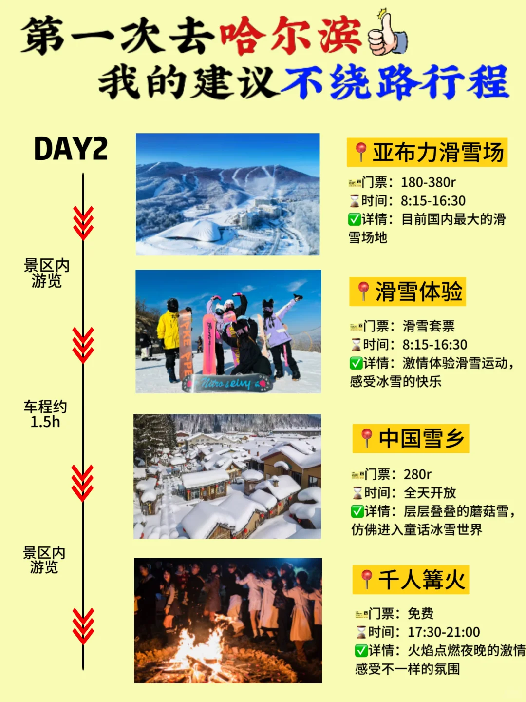 哈尔滨旅游攻略❗附正确游玩顺序+超全避坑！