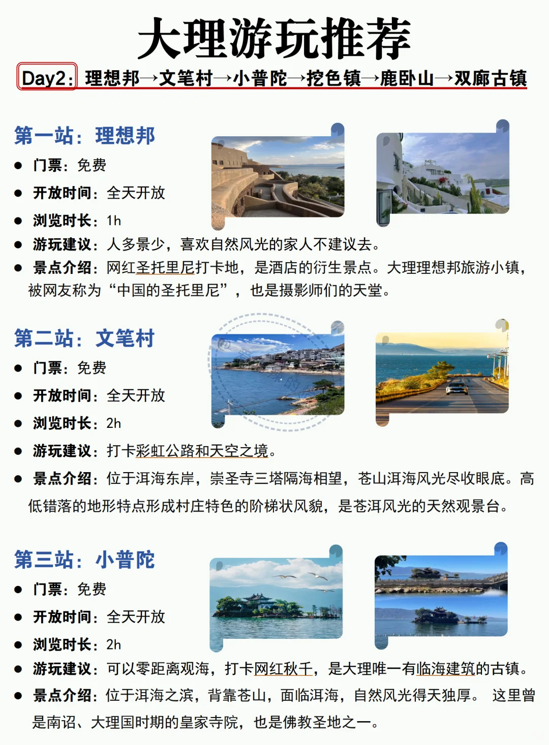 想去大理旅游的存下吧💯很难找全的👍