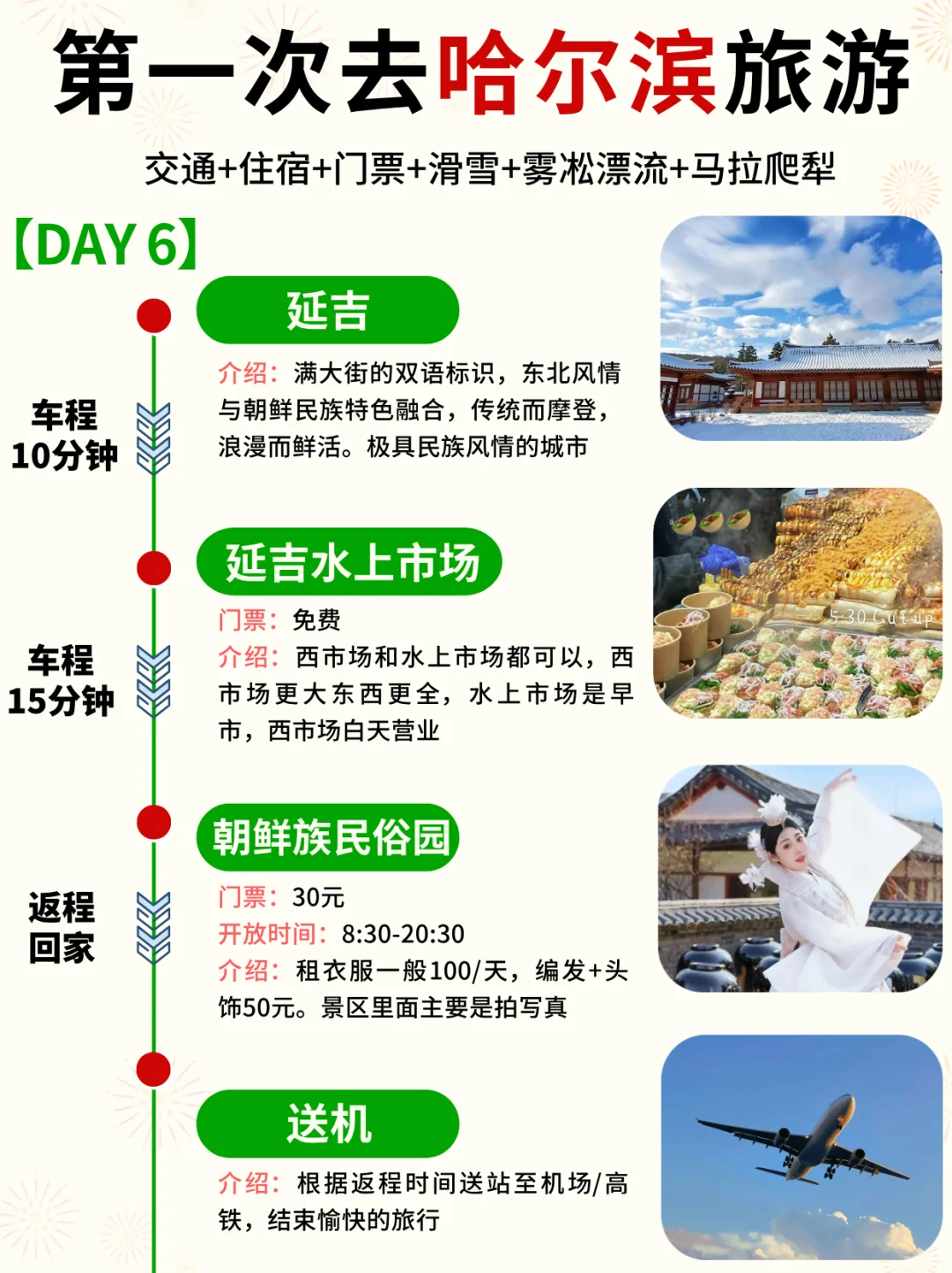 听劝‼️第一次去哈尔滨6天5晚这样玩错不了..