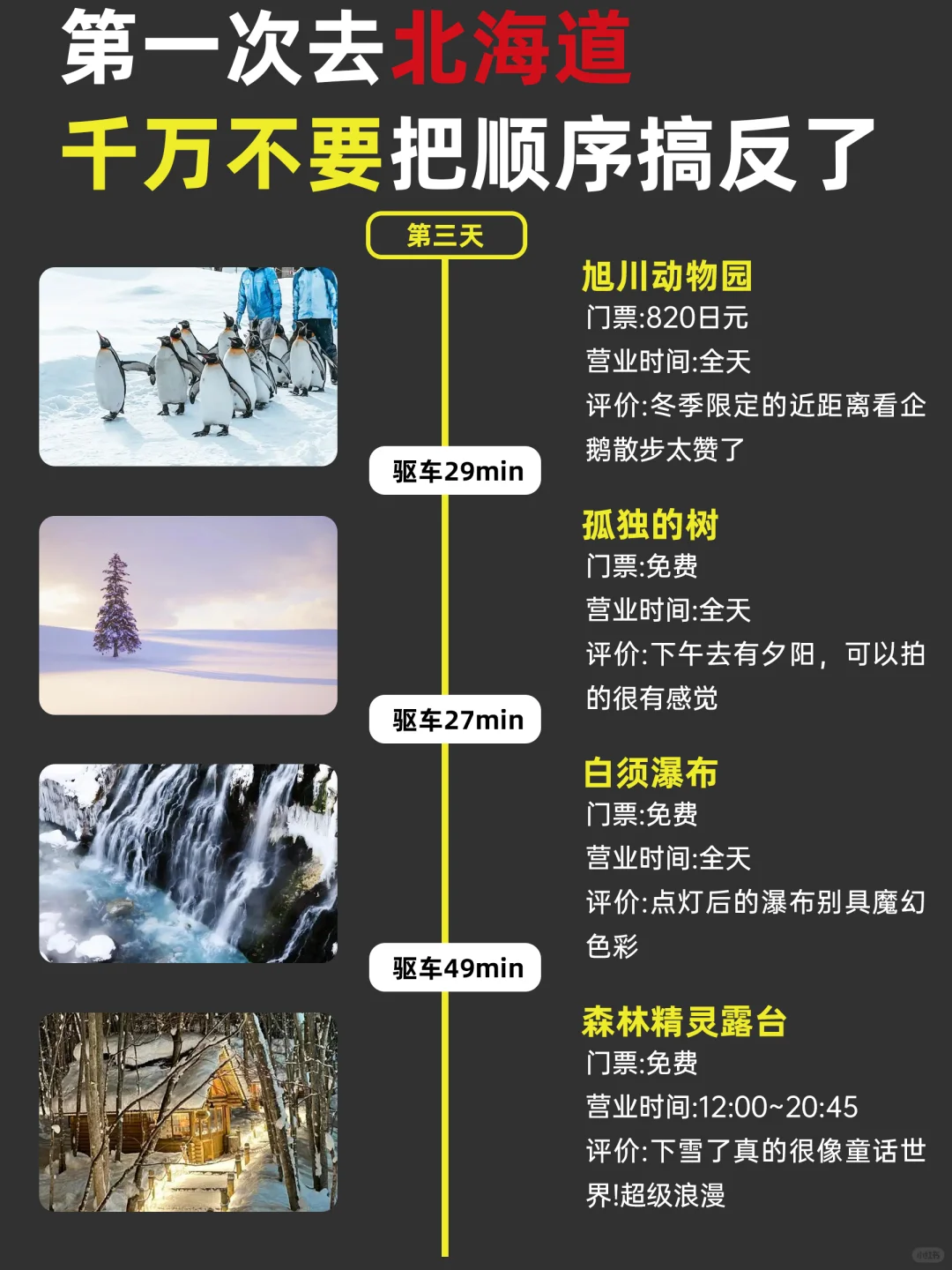 冬天❄️去北海道正确玩法😍姐妹们别搞错啦❤️