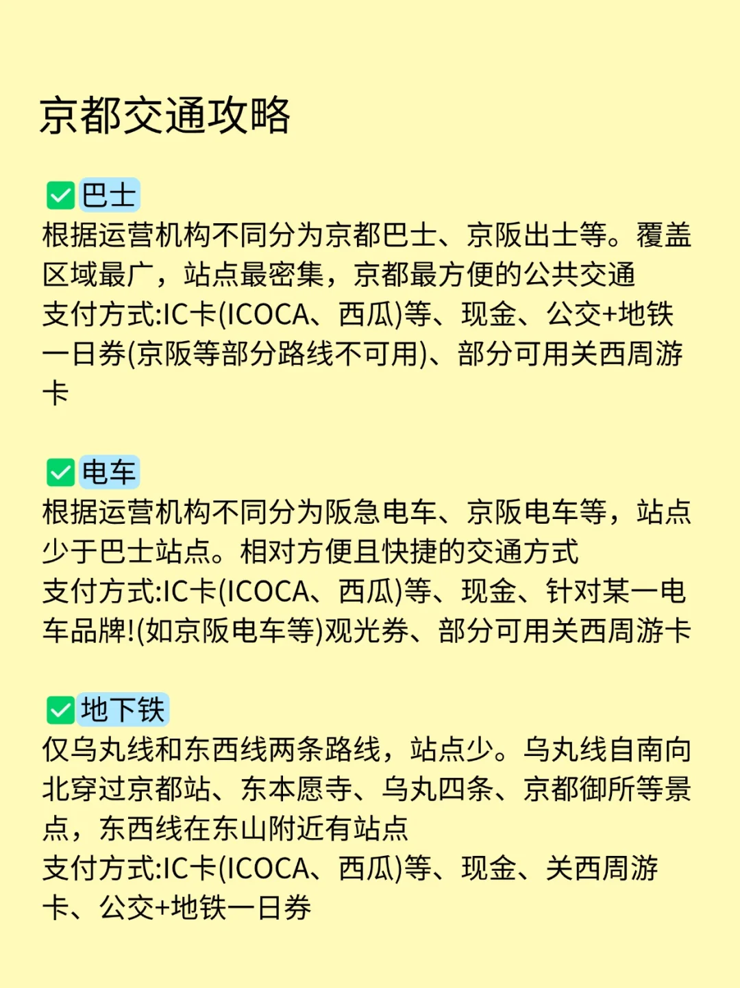 第一次去【京都】不绕路❗️3天2晚正确玩法
