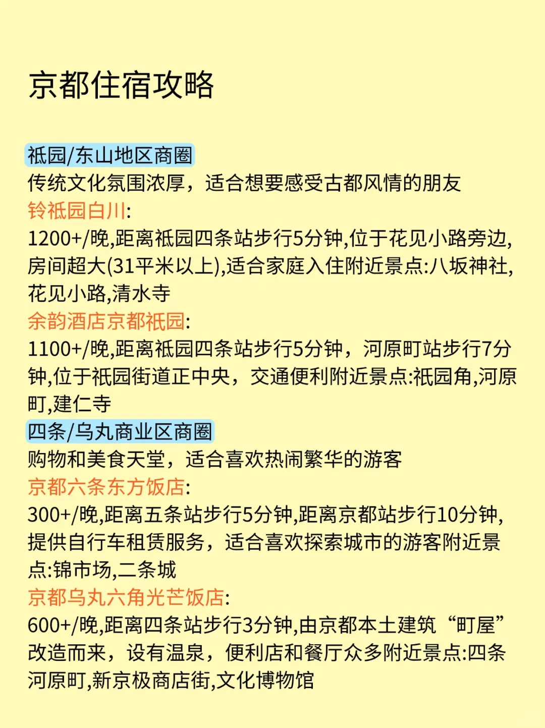 第一次去【京都】不绕路❗️3天2晚正确玩法