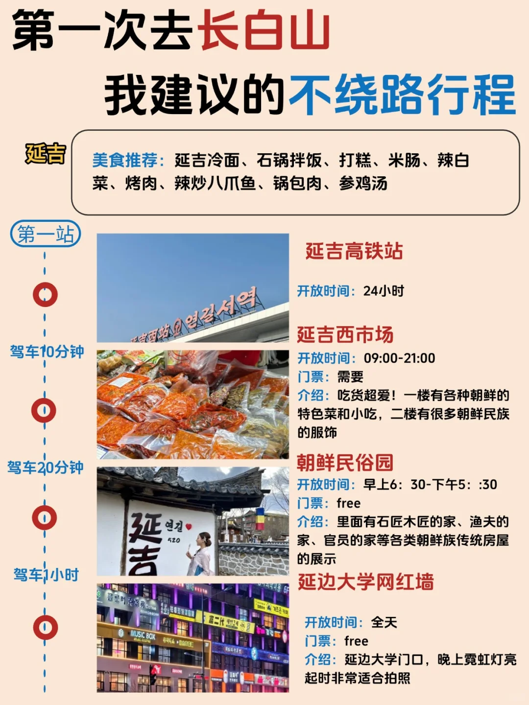 长白山旅游攻略！附正确游玩顺序+超全避坑