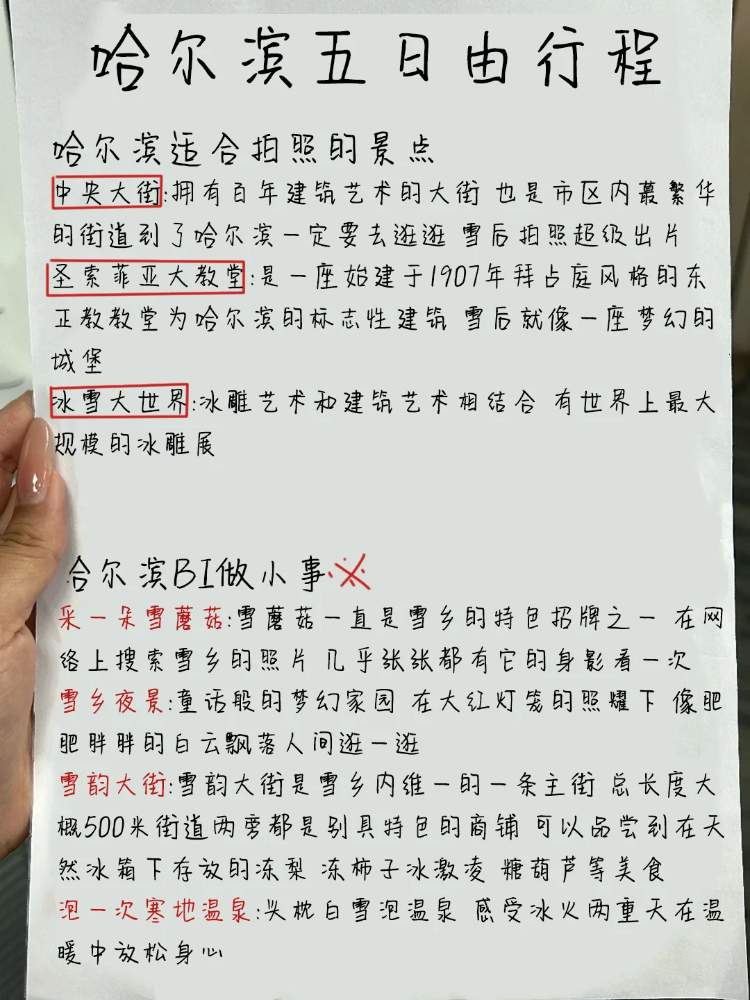 终于把哈尔滨五日游说清楚了‼️轻松玩尔滨