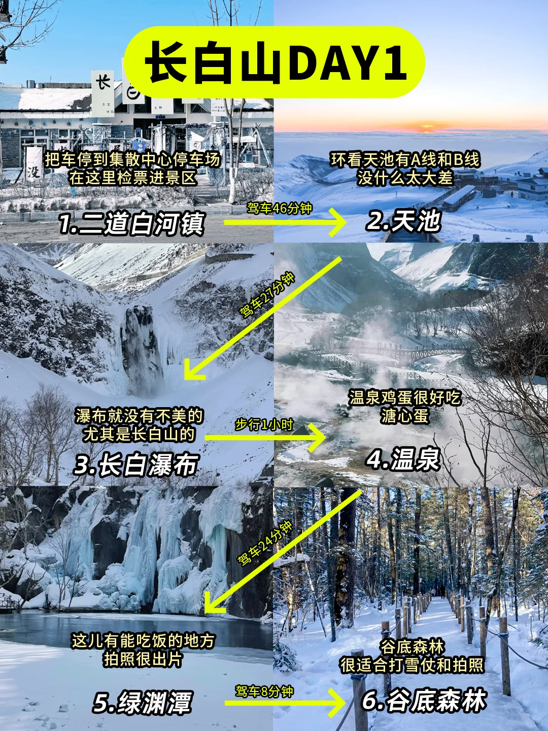 12-3月的长白山太好看了！超全攻略👇