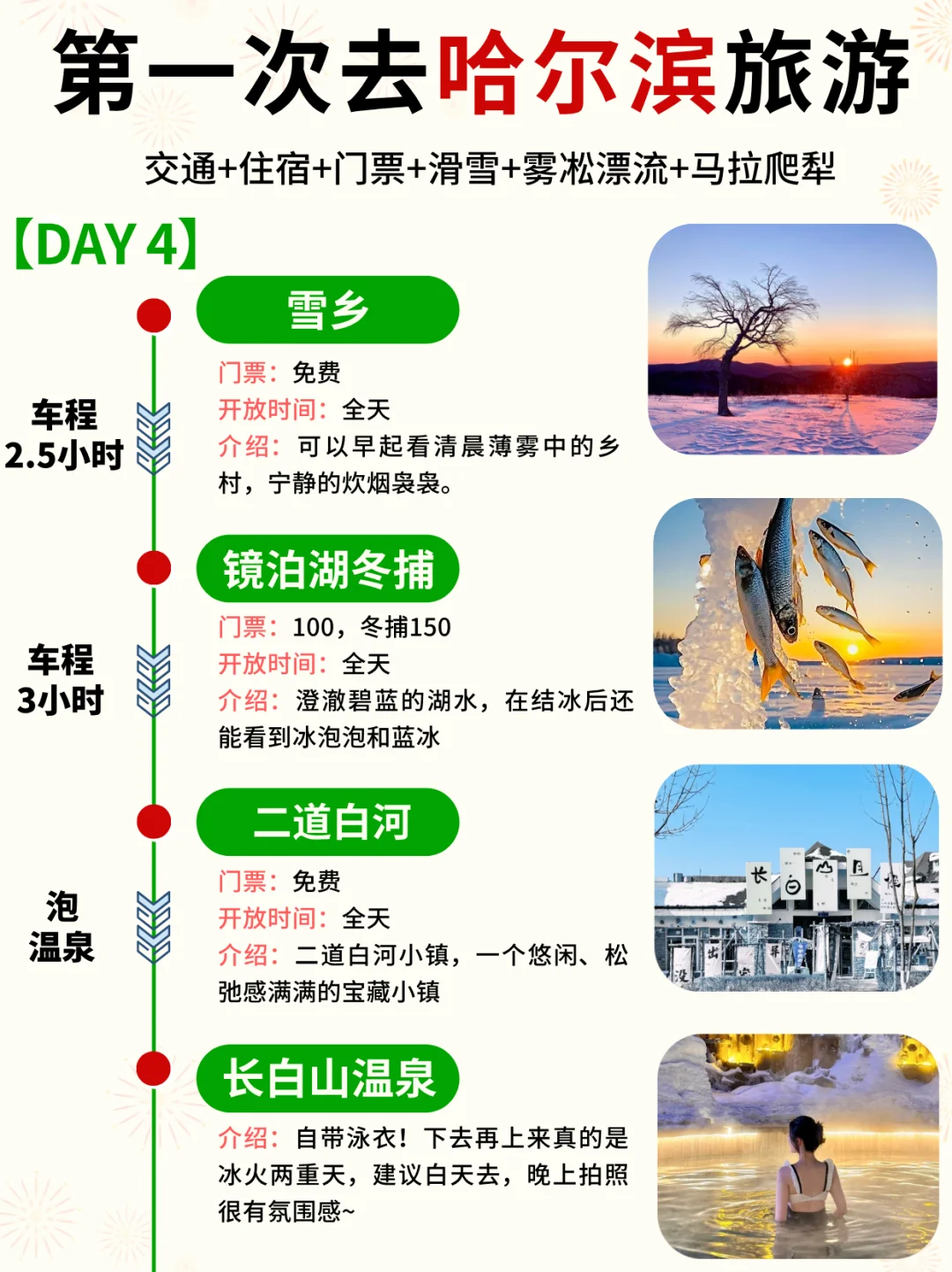 听劝‼️第一次去哈尔滨6天5晚这样玩错不了..