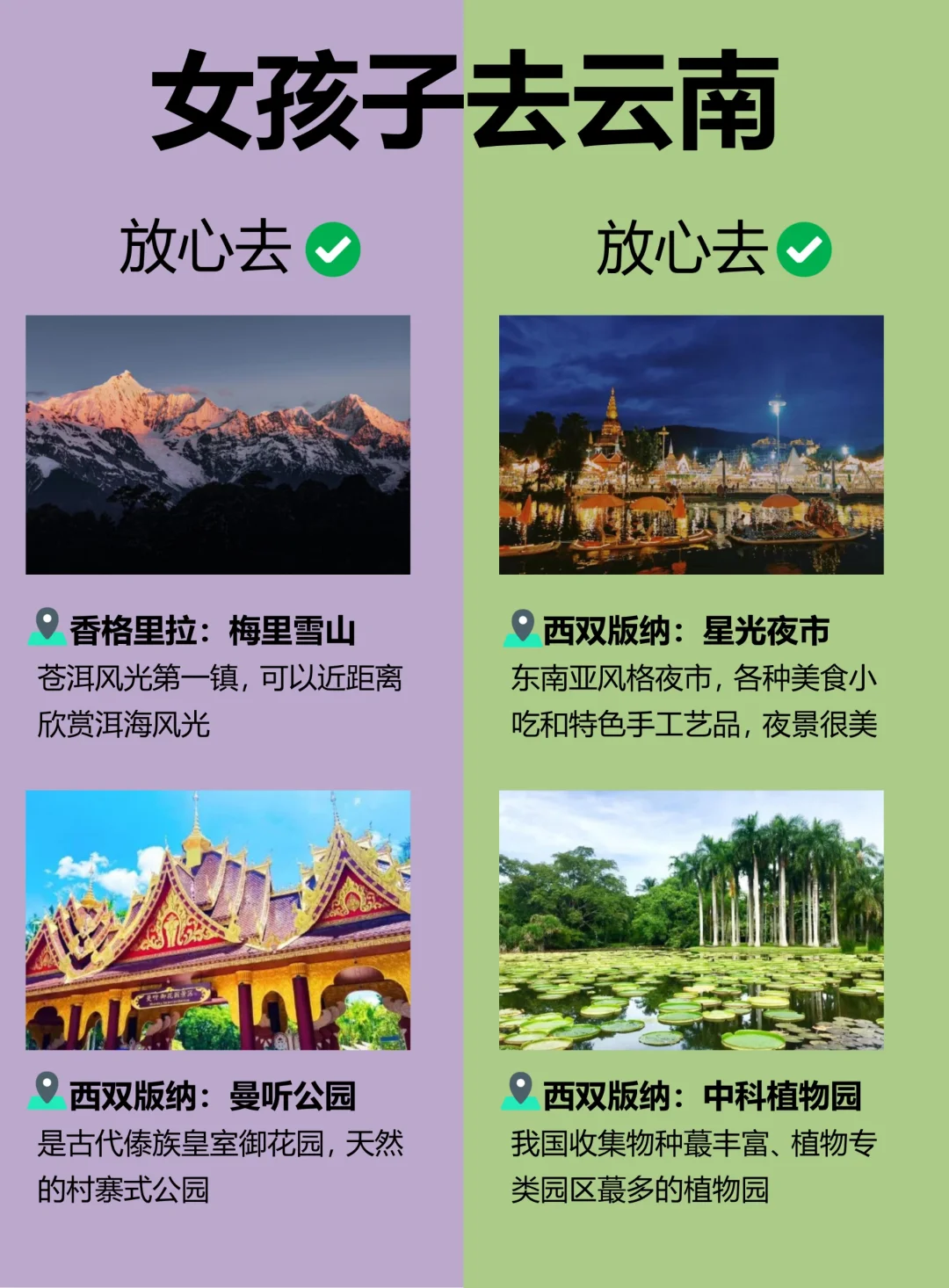 云南旅游攻略✔️女孩子第一次去云南怎么玩