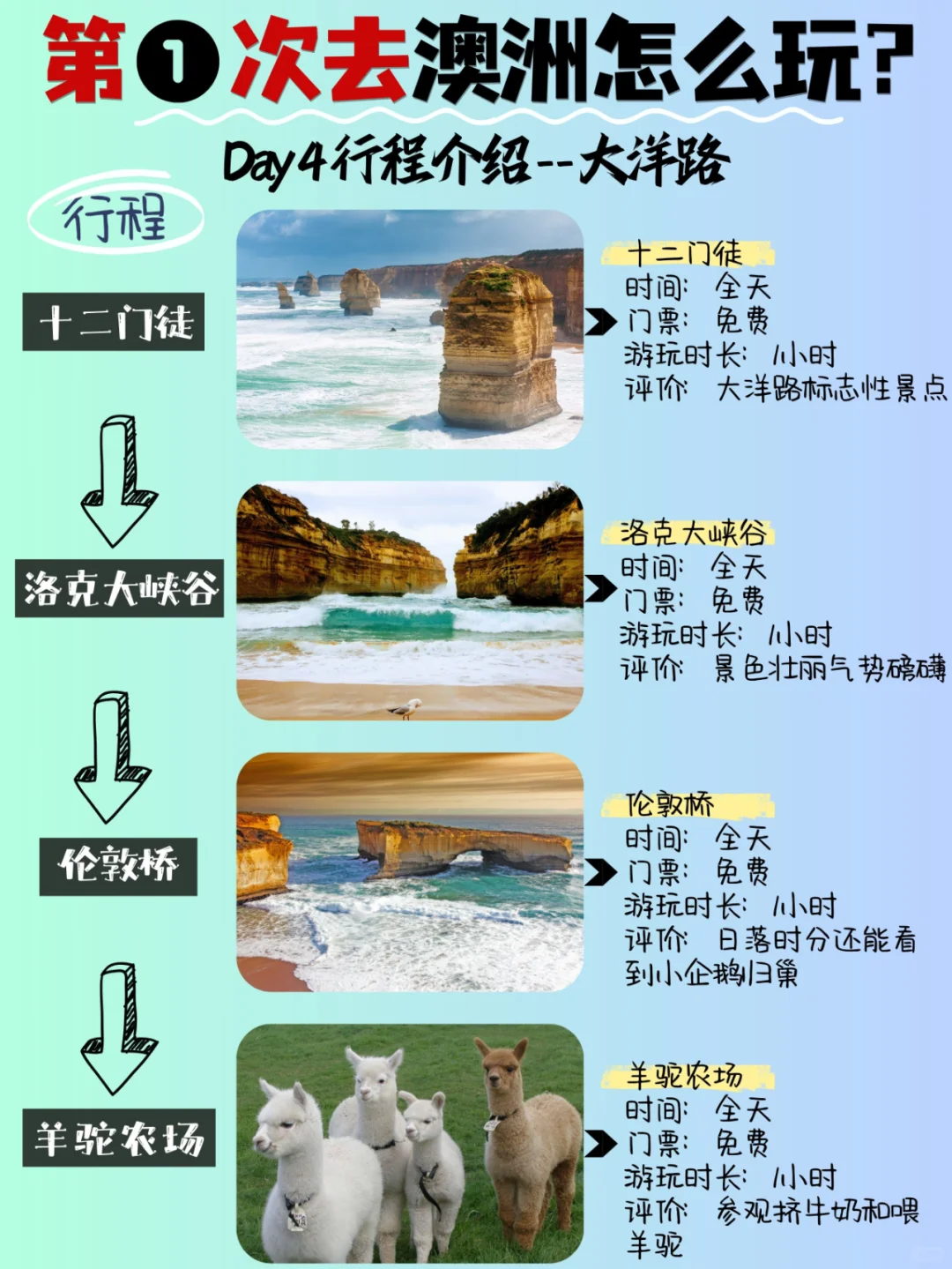 攻略✨第➊次来澳大利亚看这篇就够了‼️