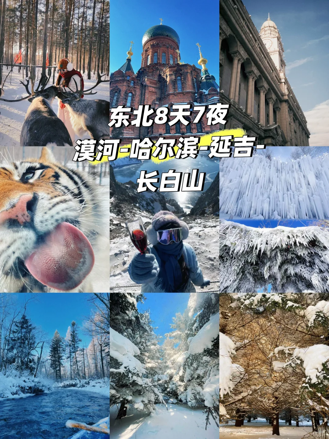 不跟团！东北8天7晚自由行🤩ʱªʱªʱª