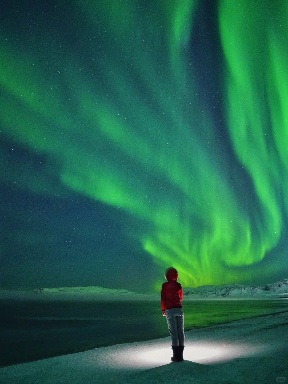 目前唯一免签还能追到极光的国家…