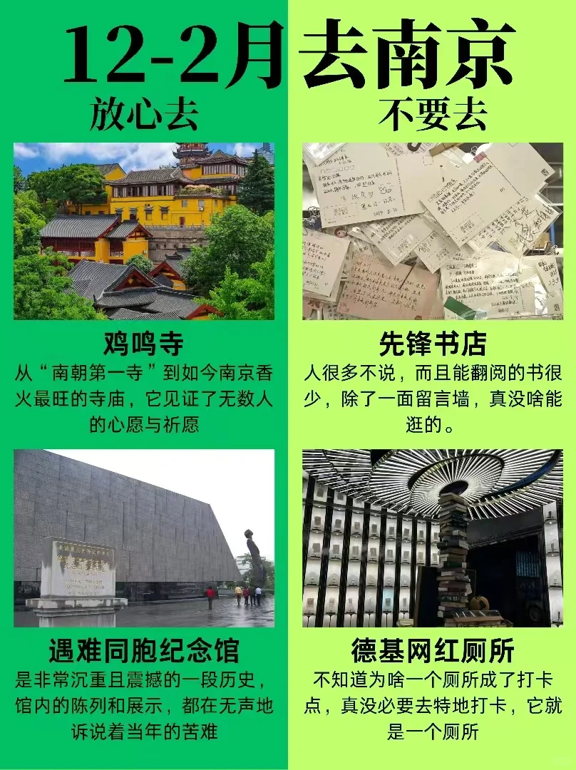 事实证明！1-2月来南京要听劝！！