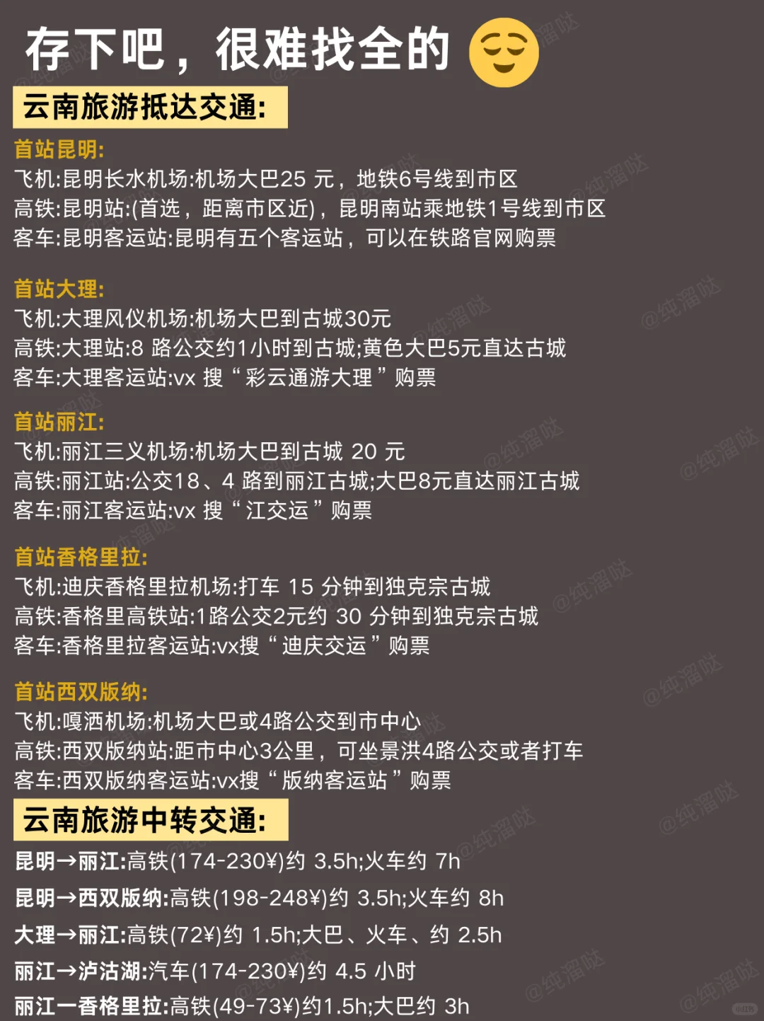 勇闯云南已回😭云南旅游，不做攻略你别来