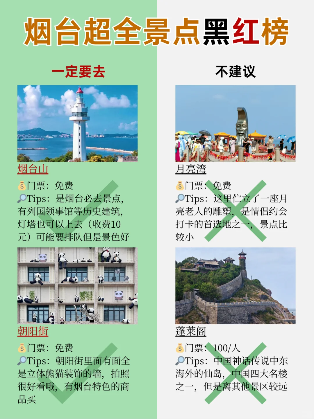 🌟封神级烟台景点省钱攻略🔥很中肯的大实话