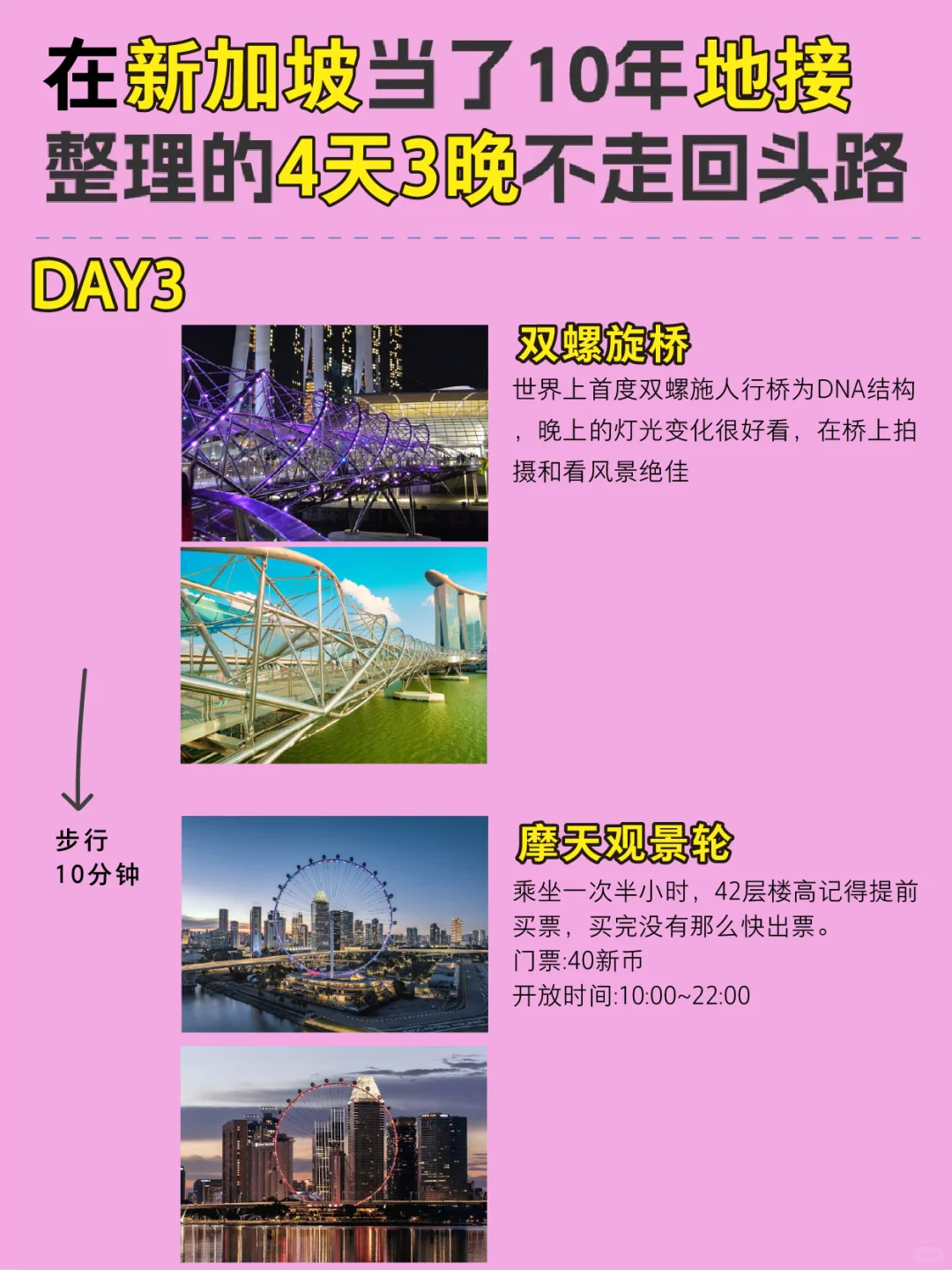 来新加坡旅游📍4天不费脑保姆级攻略