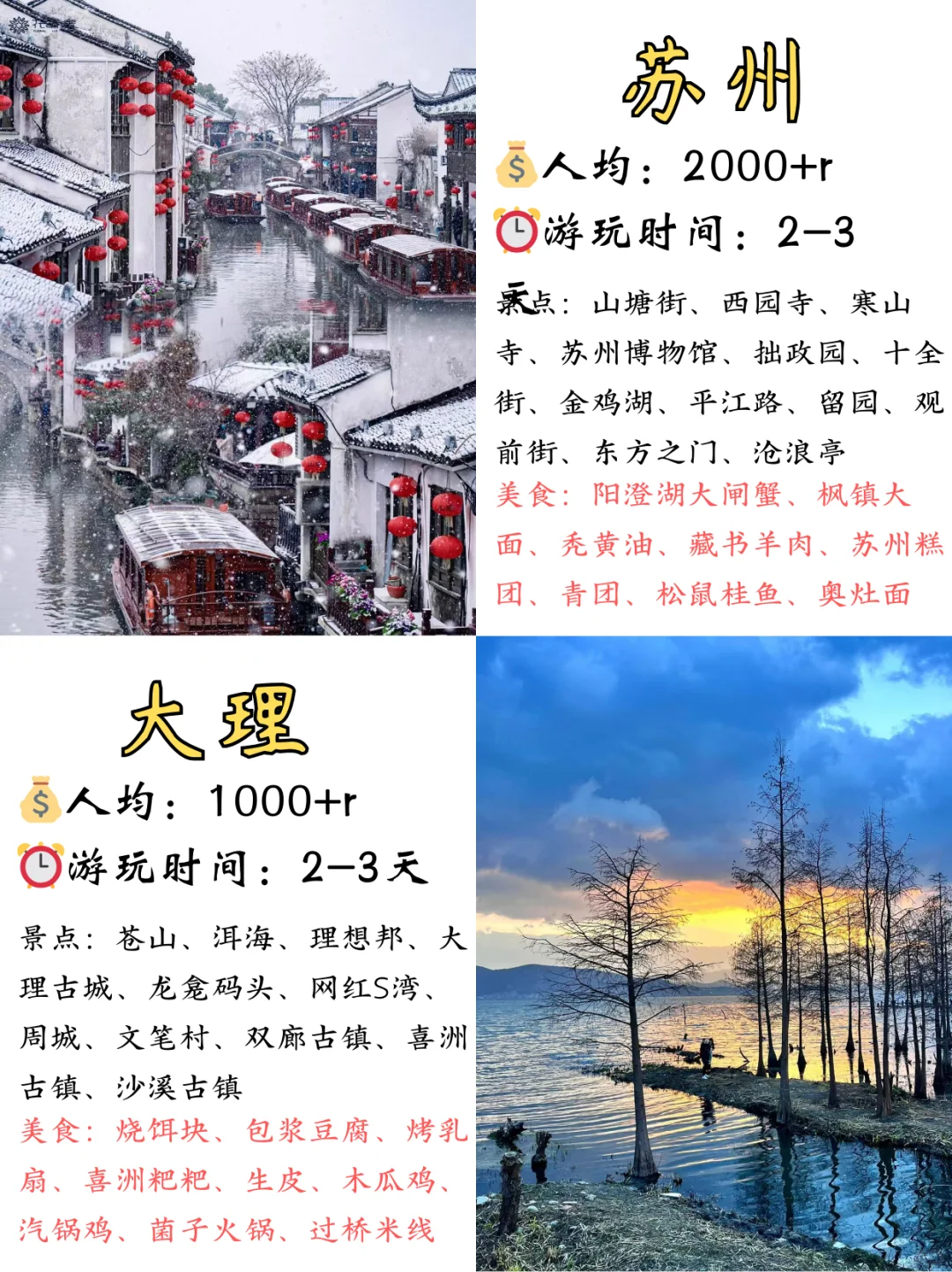 适合💟闺蜜&情侣💟旅游的16个城市～