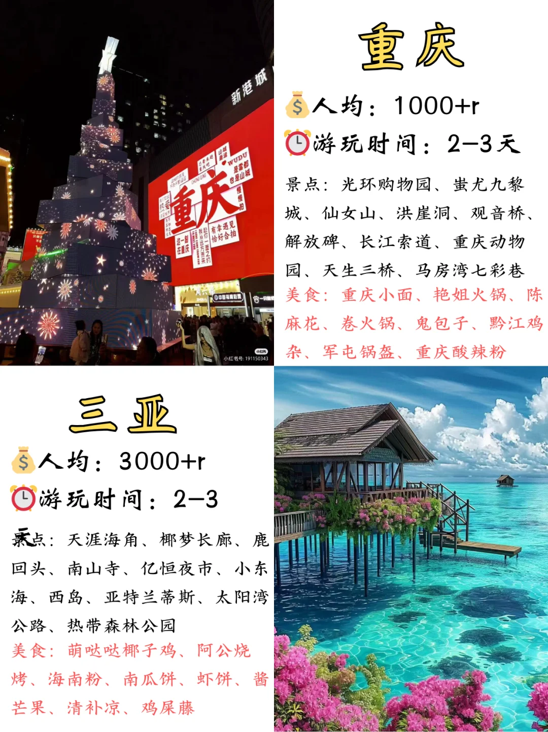 适合💟闺蜜&情侣💟旅游的16个城市～
