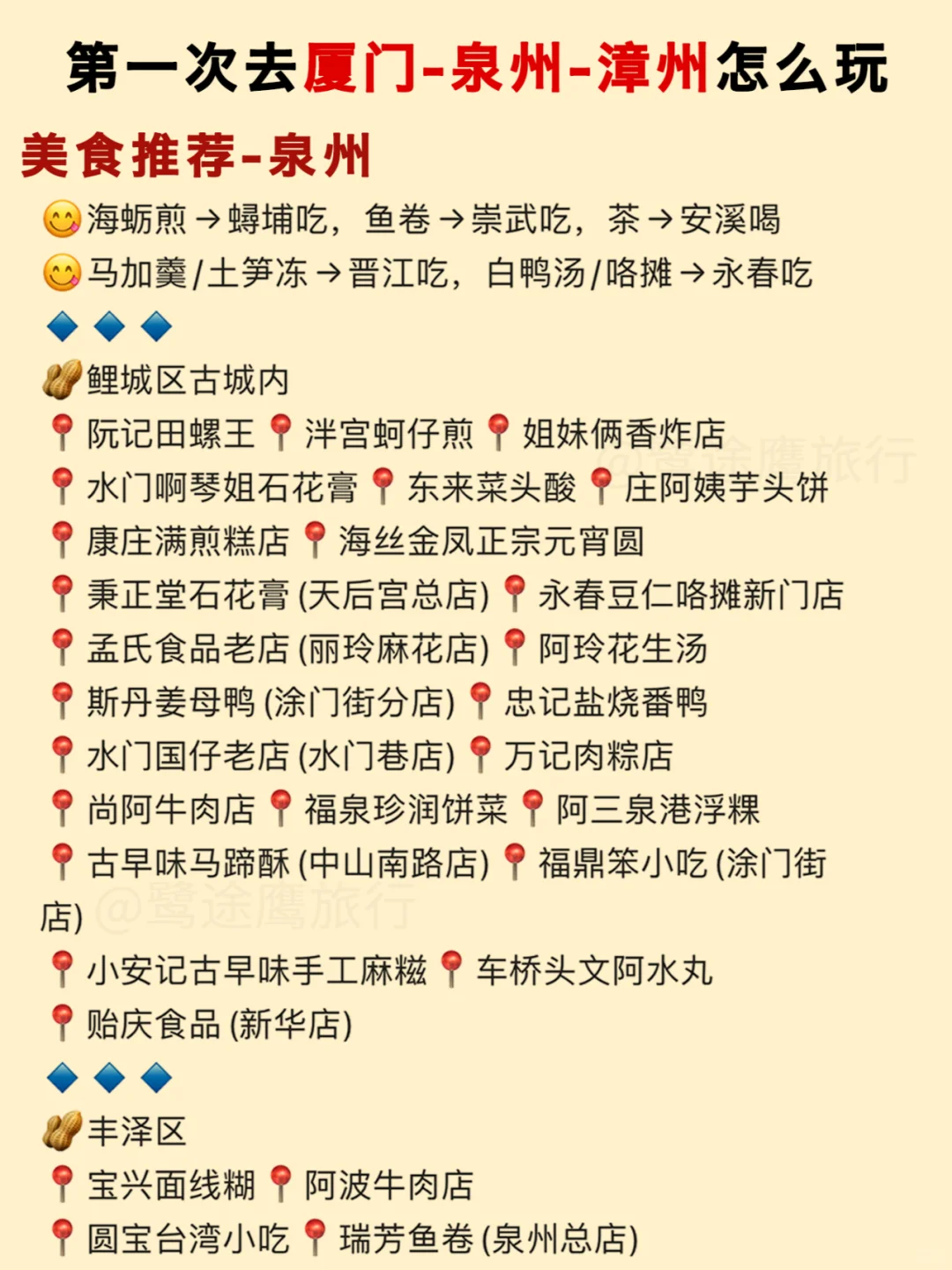 第一次去厦门漳州泉州怎么玩😭一篇讲清楚