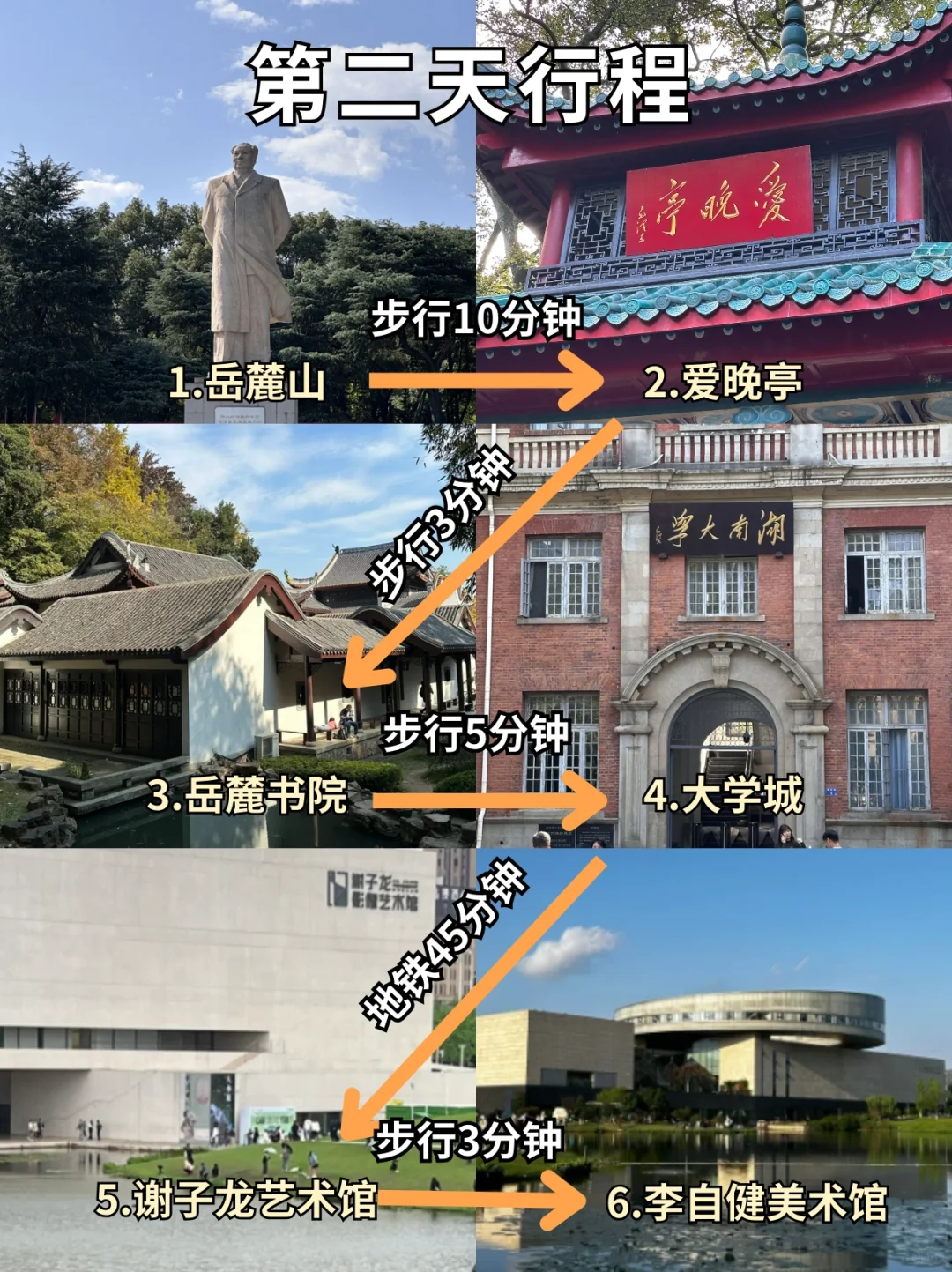 长沙旅游攻略😭3天2晚不绕路行程+避坑指南！