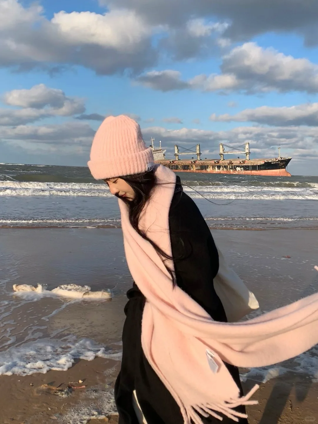 威海旅行｜布鲁维斯号沉船带来的氛围感~📷