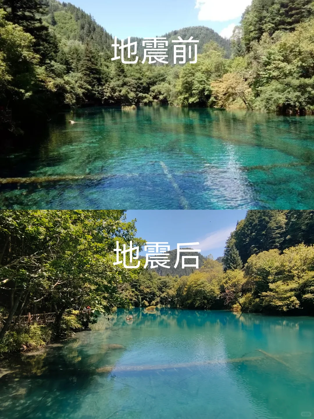 十年后再次来到九寨沟