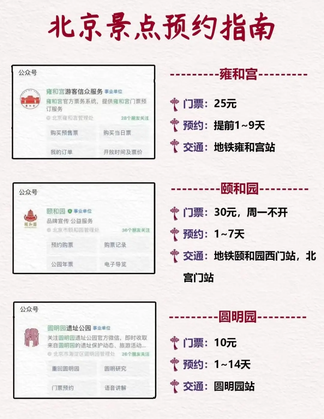 全网最全北京旅游景点攻略💯快来码住！！