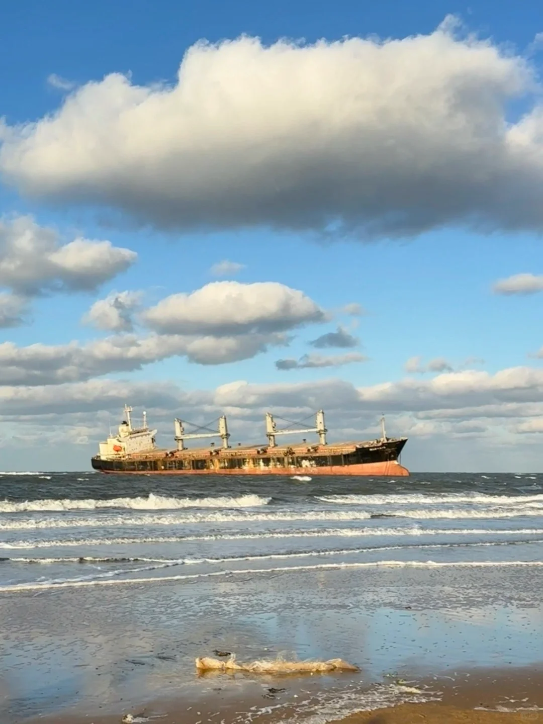 威海旅行｜布鲁维斯号沉船带来的氛围感~📷