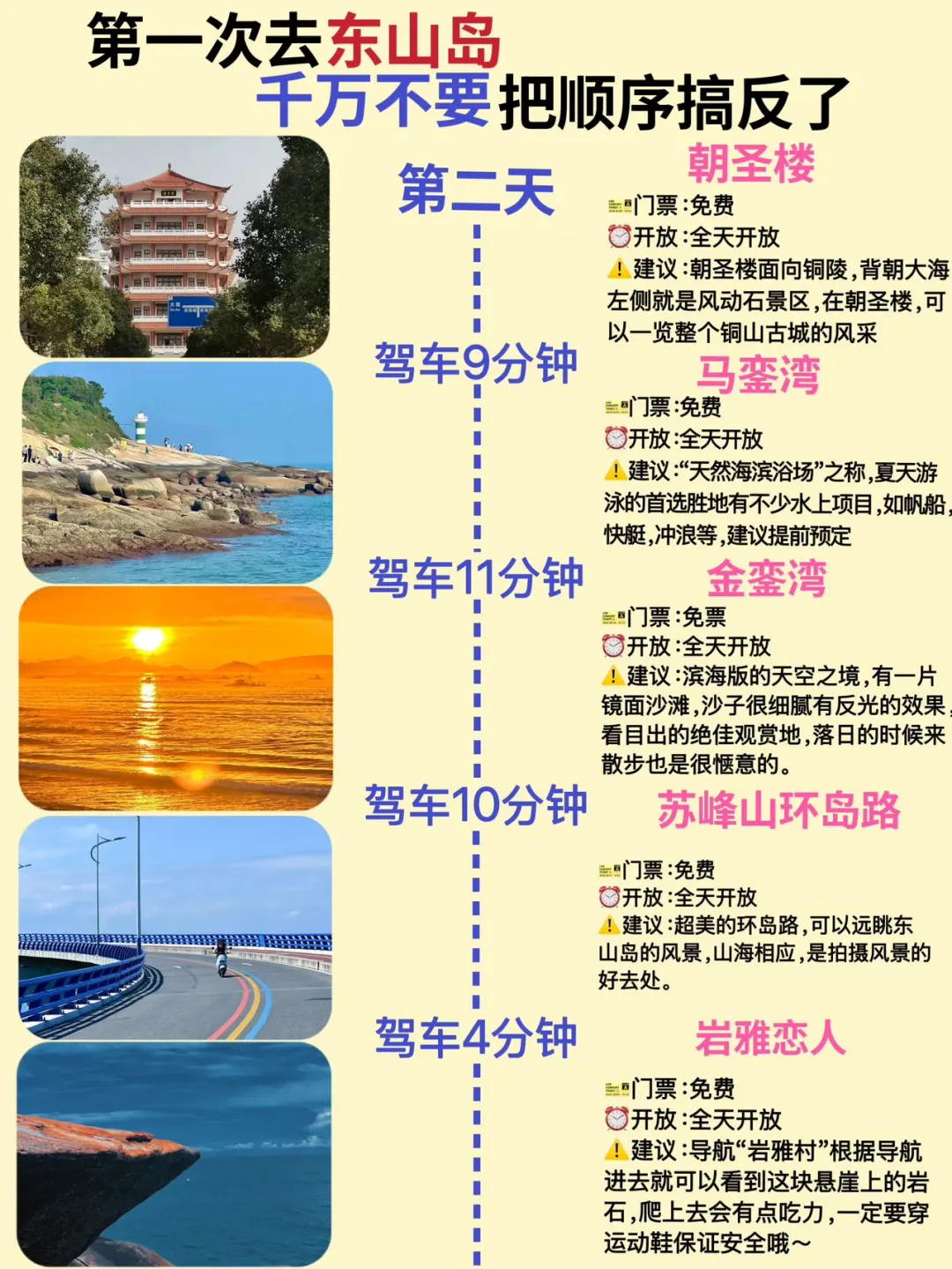 来东山岛旅游❓一篇攻略告诉你怎么玩（附路线
