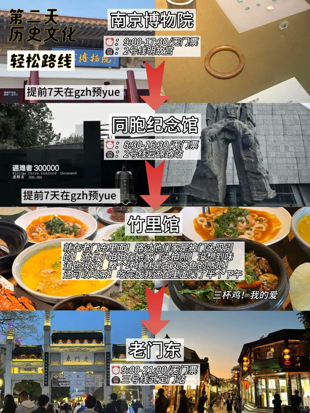 02女大📍南京/三天两夜精华版旅游攻略