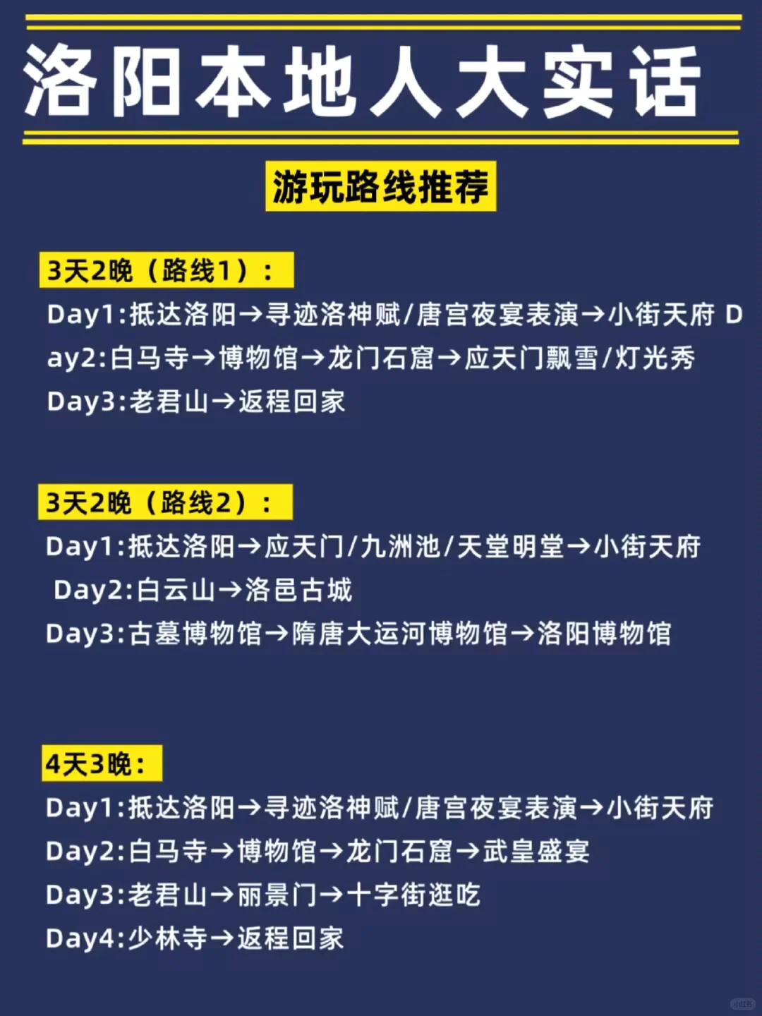 寒假春节计划去洛阳的姐妹们，避雷😭