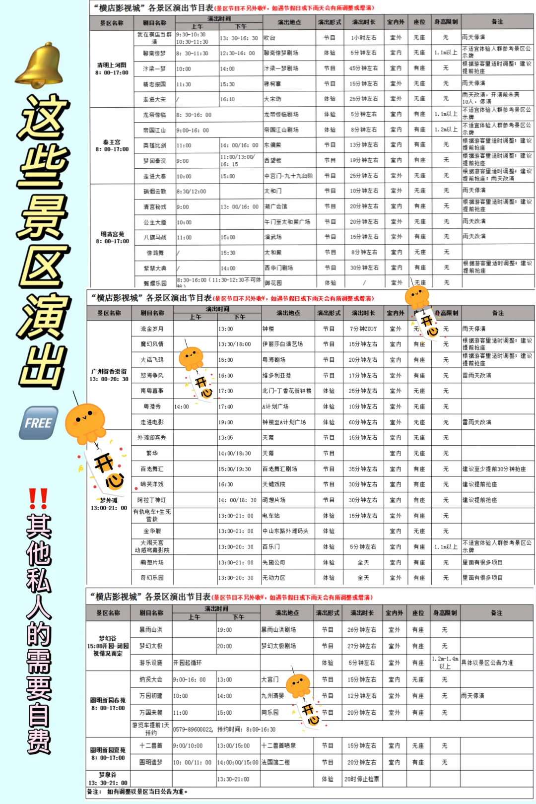 横店人｜写给外地游客的横店攻略（全）