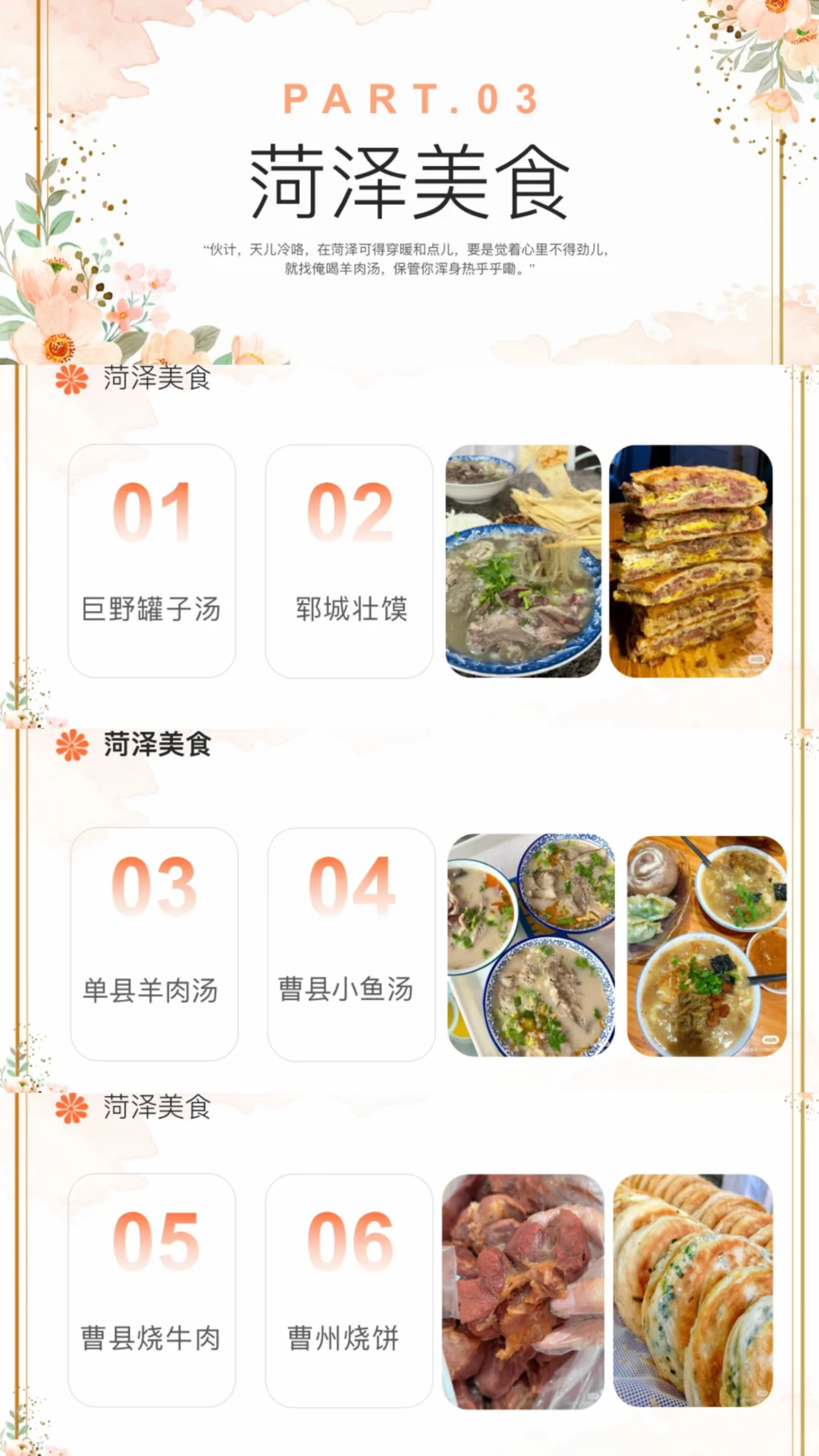 J人做的独家旅游攻略PPT，带你玩转菏泽！