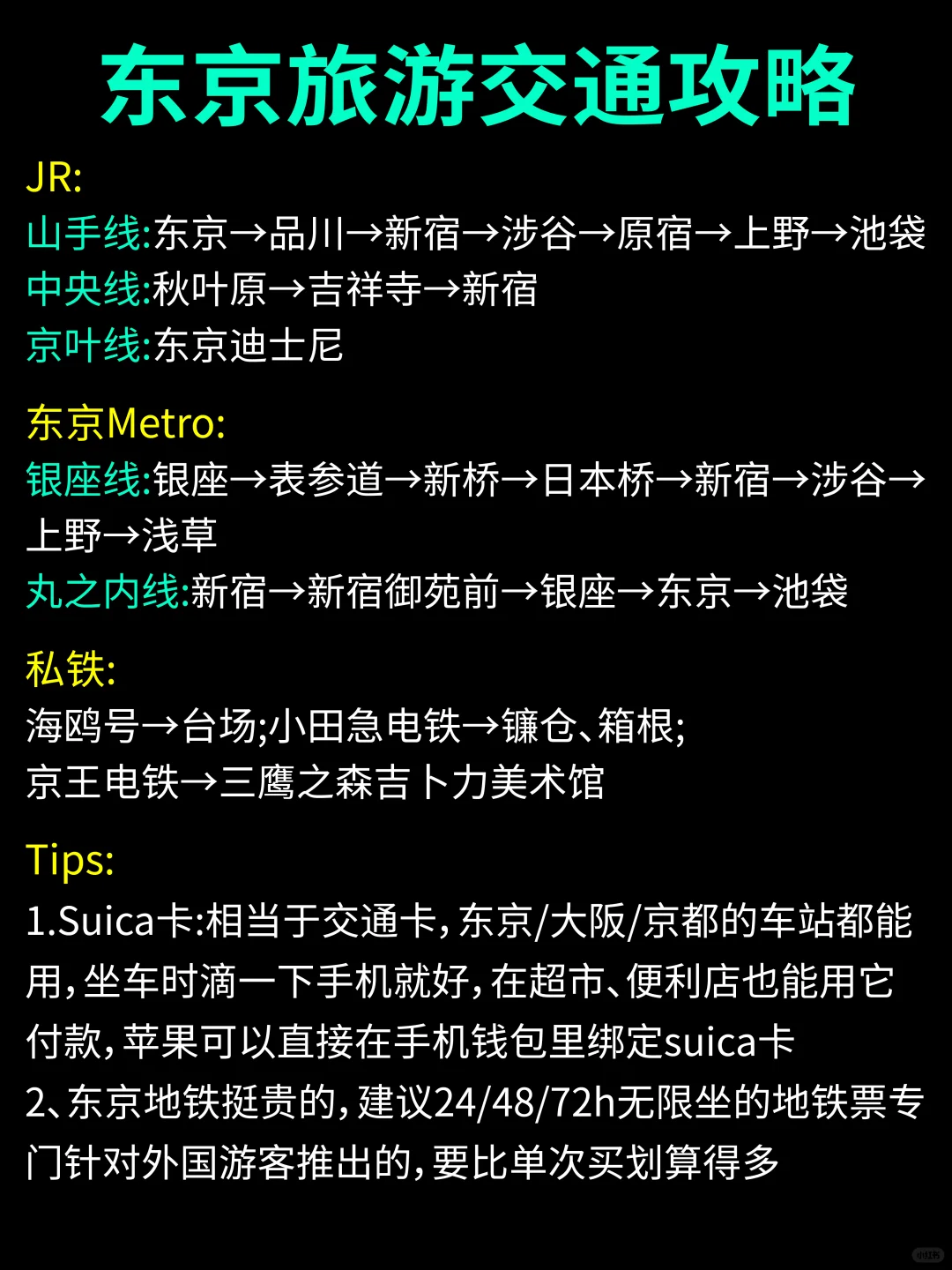 哭了😭为什么去东京前没有刷到这篇攻略