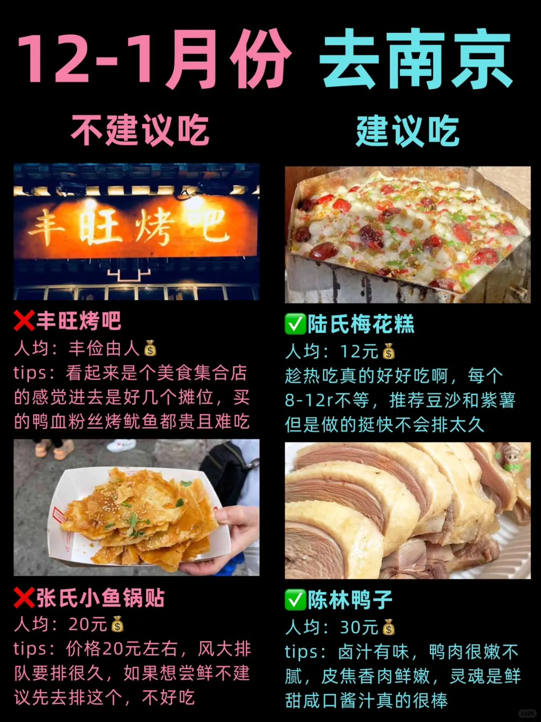 12-1🈷来南京旅游，土著整理景点红黑榜👊