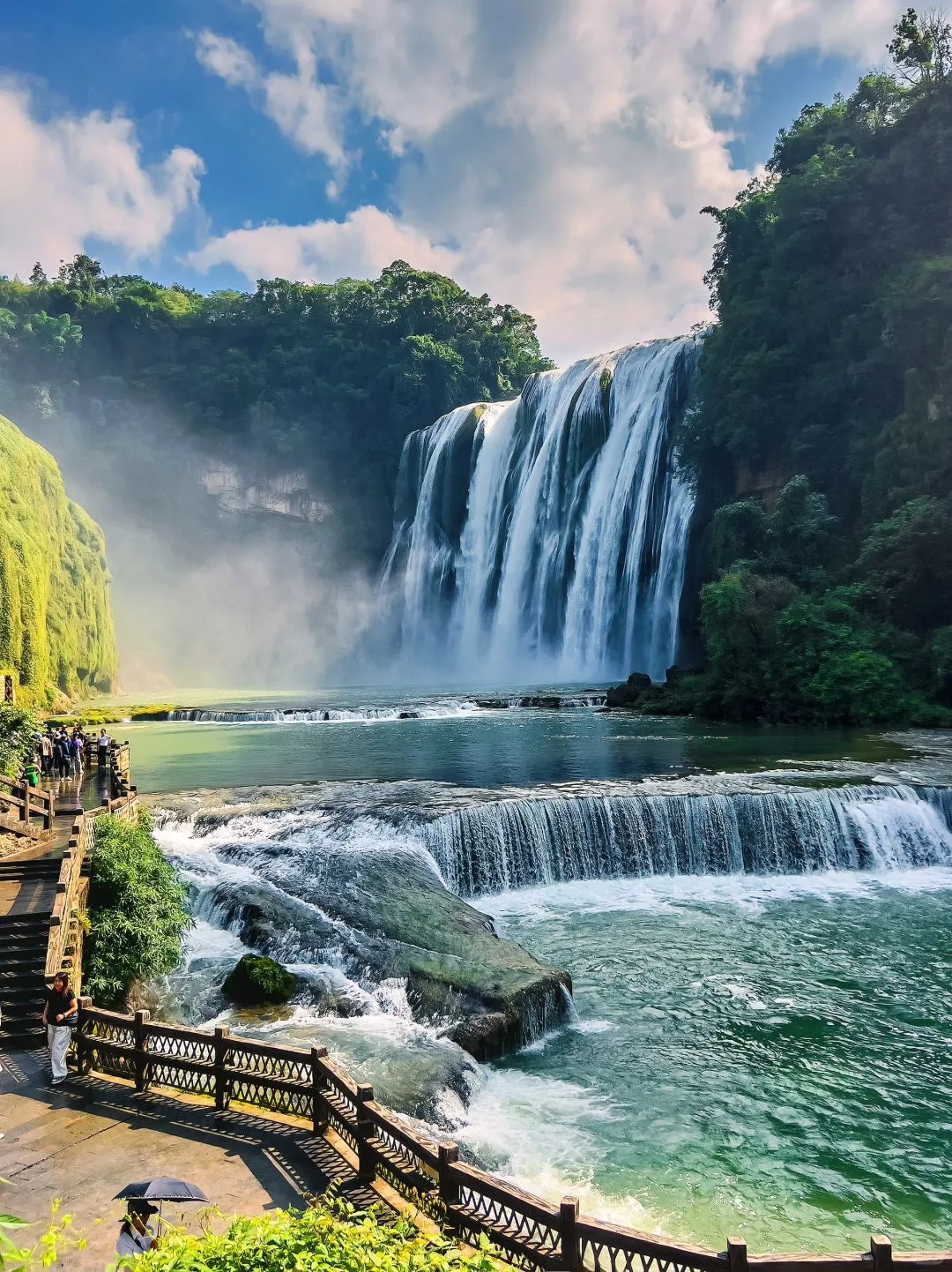 1月春节和家人,去贵州万峰林看油菜花🌼