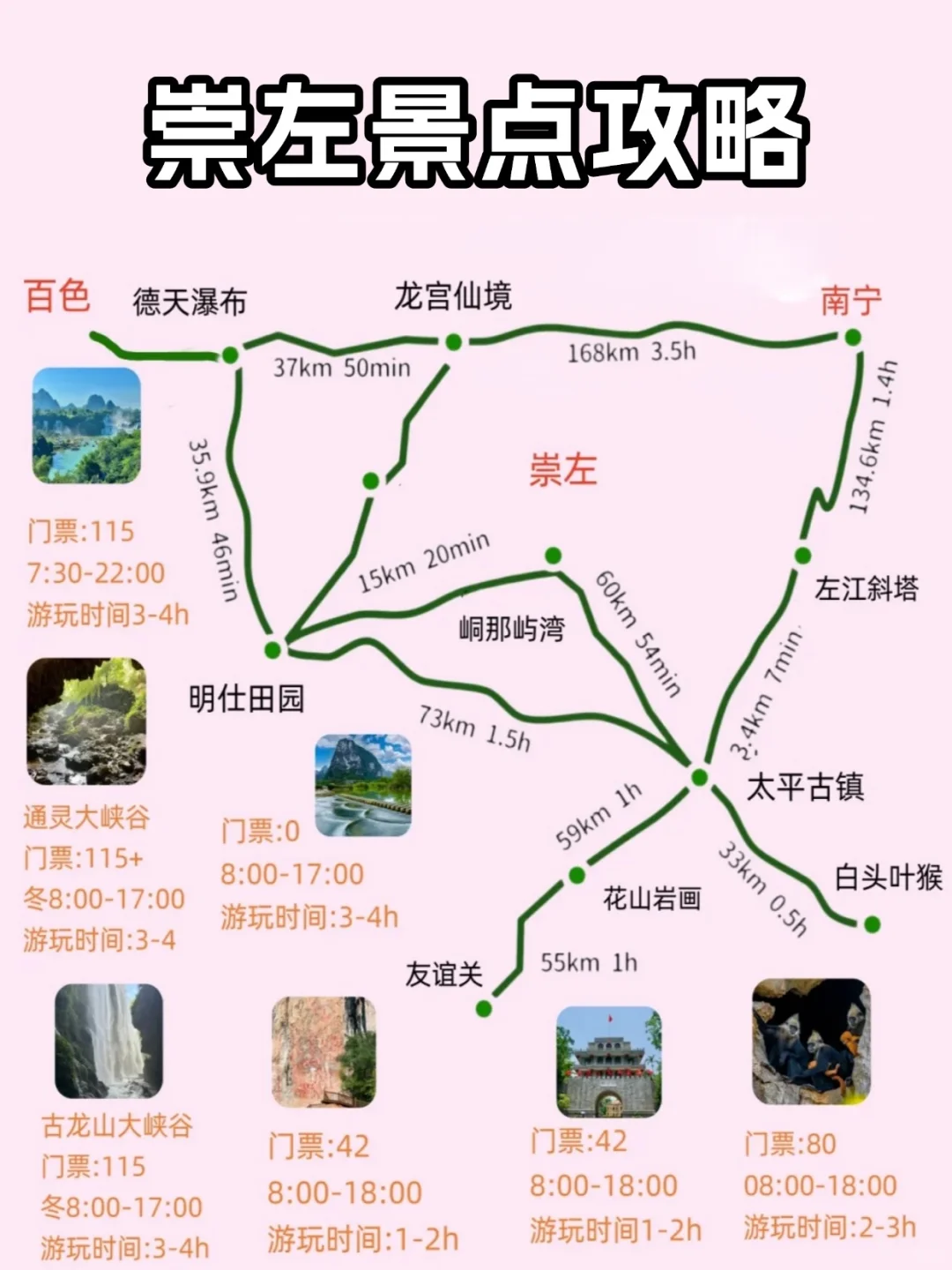 崇左📍景点住宿美食超全攻略‼️