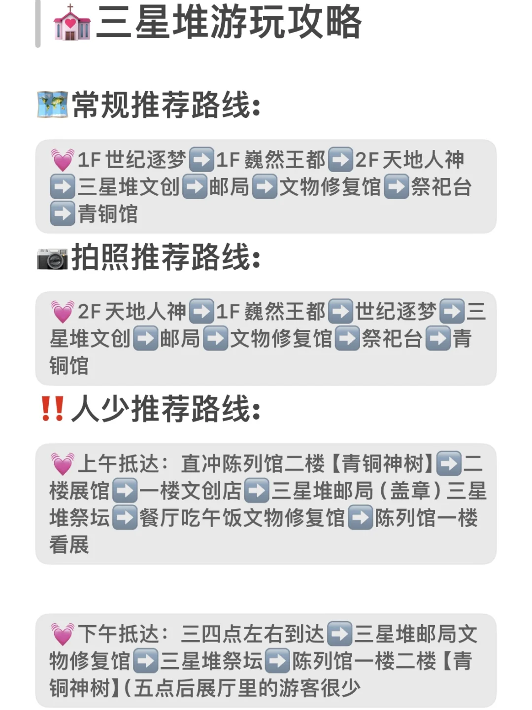 成都土著手写版最全保姆级攻略（含三星堆🗿