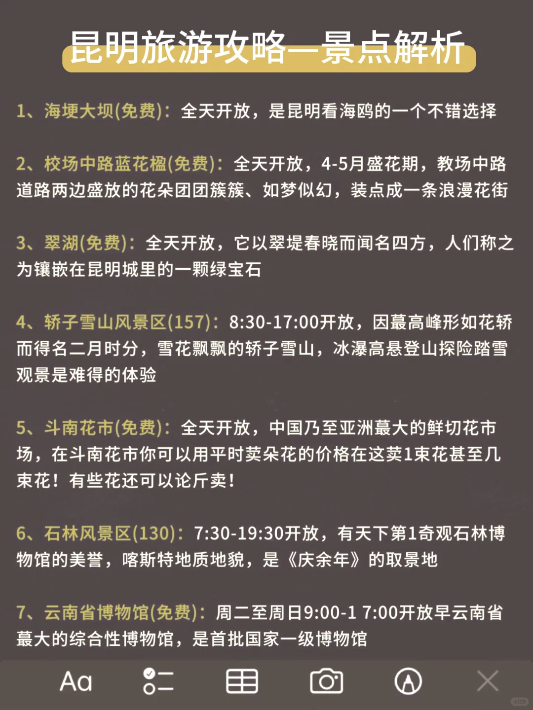 真心❤️提醒12-2🈷️去昆明的姐妹👭已老实！