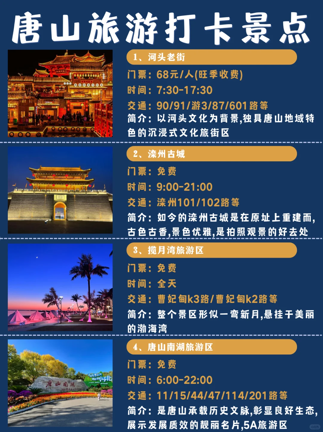 唐山旅游｜2天1夜，超详细旅游景点&美食！