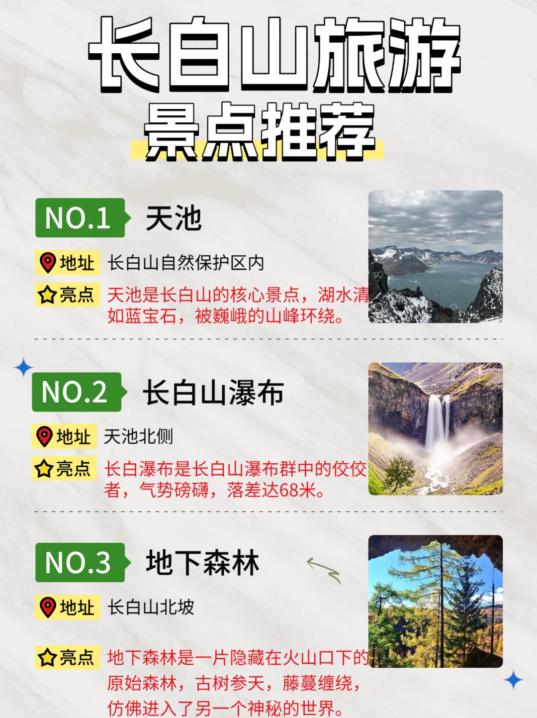 千万别错过！长白山冬季旅游攻略征集完毕❗